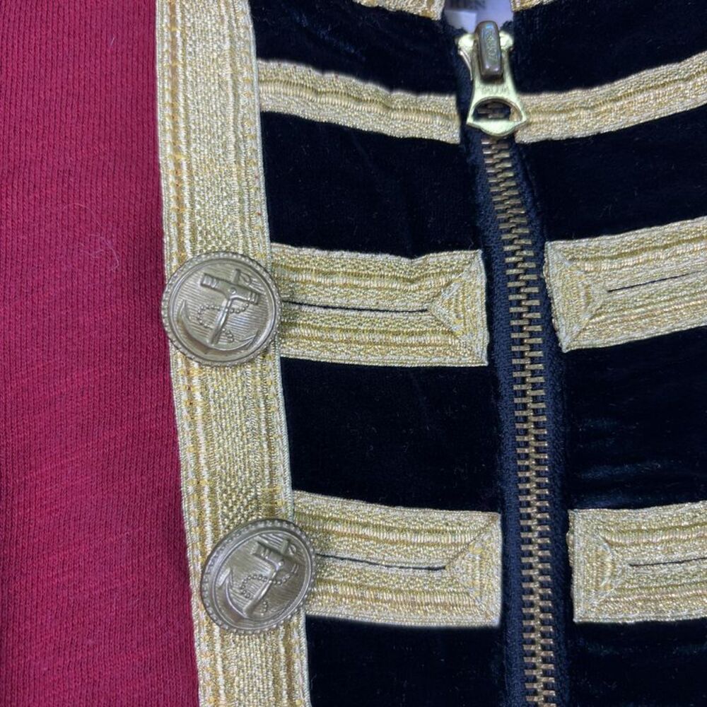 Denim & Supply Ralph Lauren Red Military Officer Jacket - Picture 2 of 8